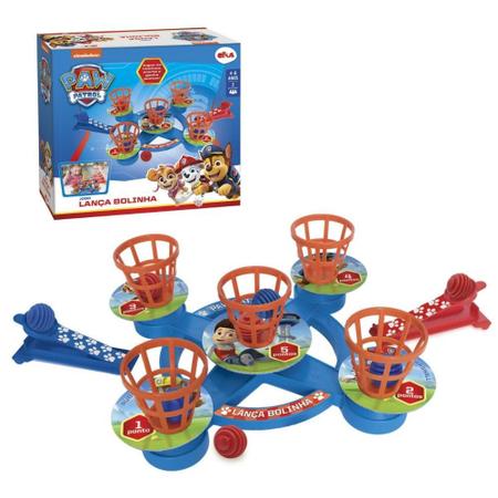 Lança Bolinhas Jogo Infantil Patrulha Canina Brinquedo Elka Imagem de Lança Bolinhas Jogo Infantil Patrulha Canina Brinquedo Elka