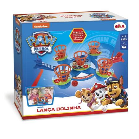 Lança Bolinhas Jogo Infantil Patrulha Canina Brinquedo Elka Imagem de Lança Bolinhas Jogo Infantil Patrulha Canina Brinquedo Elka