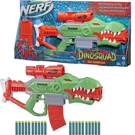 Lancador Nerf Dino Squad Rex-Rampage - F0808 Hasbro - Lançadores de Dardos  - Magazine Luiza