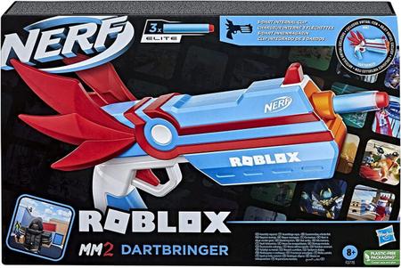 Lançador Dardos Nerf Roblox MM2 Dartbringer Hasbro - Lançadores de