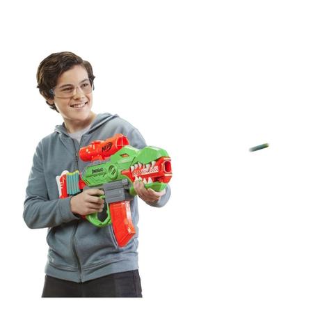 Lancador Nerf Dino Squad Rex-Rampage - F0808 Hasbro - Lançadores de Dardos  - Magazine Luiza