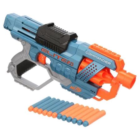 Nerf Elite 2.0 Lançador Commander Rd-6 Com 12 Dardos Arminha