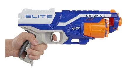 Brinquedo Lança Dardos Nerf Elite Disruptor - Tambor rotativo e desbloqueio  rápido - B9838 - Hasbro