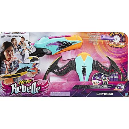 Lanca dardos nerf rebelle pink crush a4739 23cm hasbro