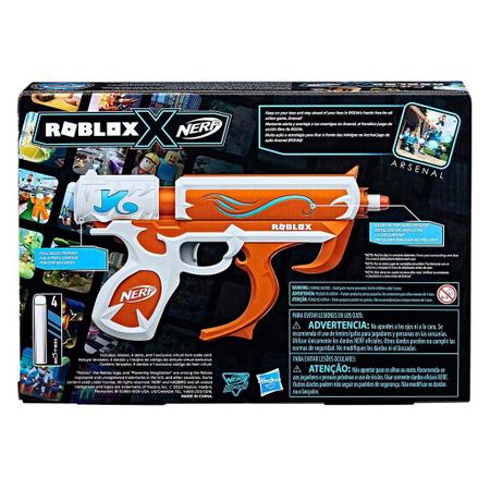 Lança Dardos Nerf Roblox Arsenal Soul Catalyst 4 Dardos- F6763 Hasbro -  Lançadores de Dardos - Magazine Luiza