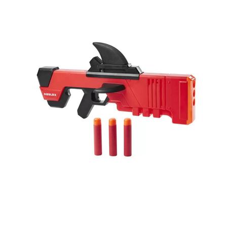 Lançador de Dardos Nerf Roblox MM2 Shark Seeker Lançador Hasbro F2489