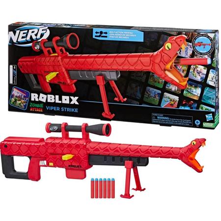 Nerf Roblox Zombie Attack: Viper Strike Hasbro - 10 Peças com Acessórios -  Lançadores de Dardos - Magazine Luiza