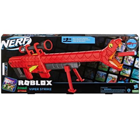 Nerf Roblox Zombie Attack: Viper Strike Hasbro - 10 Peças com