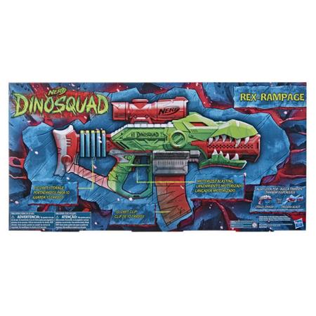 Imagem de Lançador - Dardos Nerf - Dinosquad -  Rex-Rampage - com 20 Dardos - Hasbro