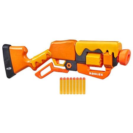 NERF Lançador de Dardos Roblox Adopt Me : BEES Blaster, com Tambor  Giratório - F2487 - Hasbro, Cor: Laranja e Amarelo : :  Brinquedos e Jogos