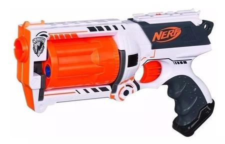 Unboxing Revólver Nerf Maverick + Tiros (Arma de Brinquedo) 