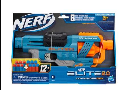 Imagem de Lançador de Dardos Elite 2.0 Commander Nerf - Hasbro E9486