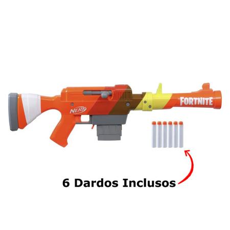 Lança-Dardos - Fortnite HR - Nerf - 6 Dardos - Hasbro