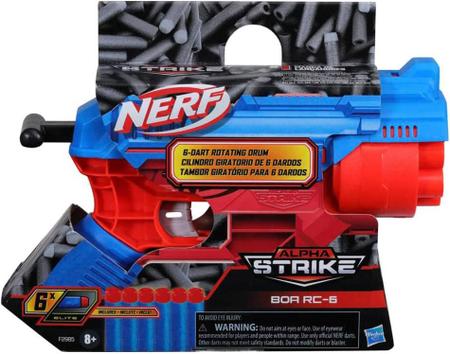 Imagem de Lançador De Dardos Nerf Alpha Strike Boa Rc-6 Hasbro F2985