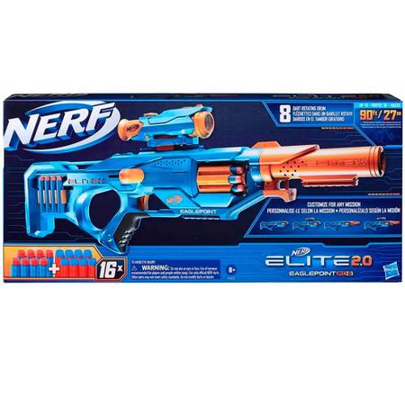 Lançador de Dardos - Nerf Elite 2.0 - EaglePoint RD-8 - Hasbro - Lançadores  de Dardos - Magazine Luiza