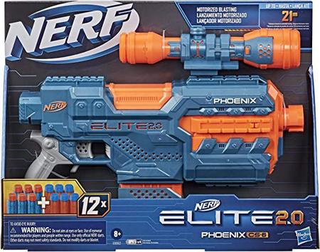 Arminha Brinquedo Nerf Elite 2.0 Commarder E9486 Hasbro - Lançadores de  Dardos - Magazine Luiza