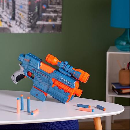 Arminha Brinquedo Nerf Elite 2.0 Commarder E9486 Hasbro - Lançadores de  Dardos - Magazine Luiza