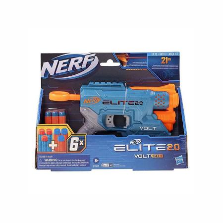 Kit Nerf - Lançador de Dardos – Elite 2.0 - Volt SD 1 e Refil 12