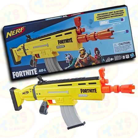 Lançador Nerf Fortnite Reller Ar-l E 20 Dardos Hasbro E7061