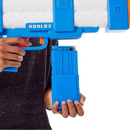 Lançador de Dardos Nerf Roblox Laser Motorizado F2485 Hasbro em