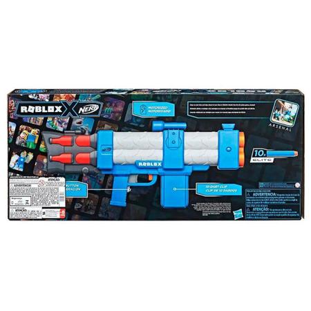 Lançador de Dardos Nerf Roblox Arsenal Pulse Laser - F2485