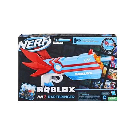 Lançador Nerf Roblox MM2: Dartbringer - Hasbro 6 Peças com Acessórios -  Lançadores de Dardos - Magazine Luiza