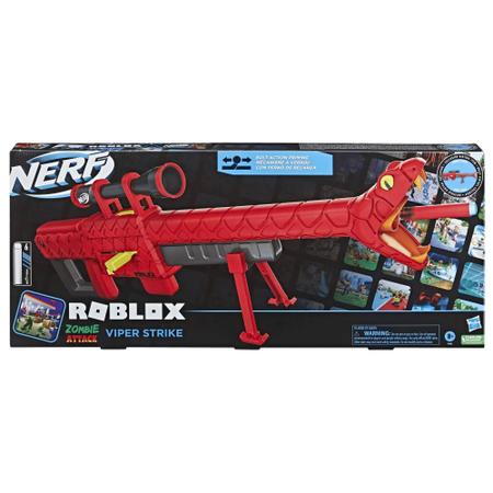 Lançador de Dardos Nerf - Roblox - Zombie Attack - Viper Strike - Hasbro -  superlegalbrinquedos