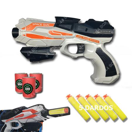 Lançador de Dardos Pistola Arminha Shoot Infantil Tipo Nerf 6