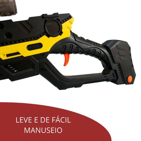 Sniper lança dardos,Pistola Grande lançador de dardos, kit com 2 pistola  mais 6 dardos e 18 bolinhas e mira