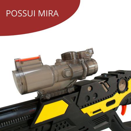 Arminha Sniper De Brinquedo lançador de dardo com mira e luz em