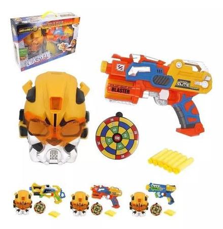 Lançador de Dardos Arma Tipo Nerf da Well Kids 45 cm x 14 cm