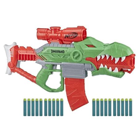 Lancador Nerf Dino Squad Rex-Rampage - F0808 Hasbro - Lançadores de Dardos  - Magazine Luiza