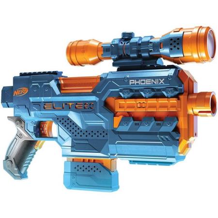 Lança Dardos Nerf Elite 2.0 Phoenix CS-6 Hasbro 8 + E9962 em