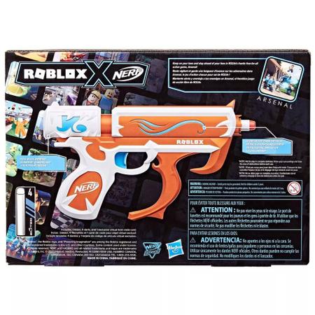 Lança Dardos Nerf Roblox Arsenal Soul Catalyst 4 Dardos- F6763 Hasbro -  Lançadores de Dardos - Magazine Luiza