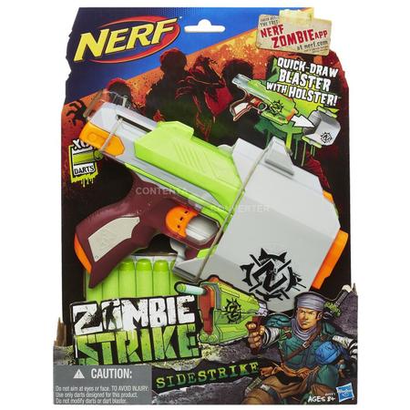 Imagem de Lançador Nerf Zombie Lançador Sidestrike - A6765 - Hasbro