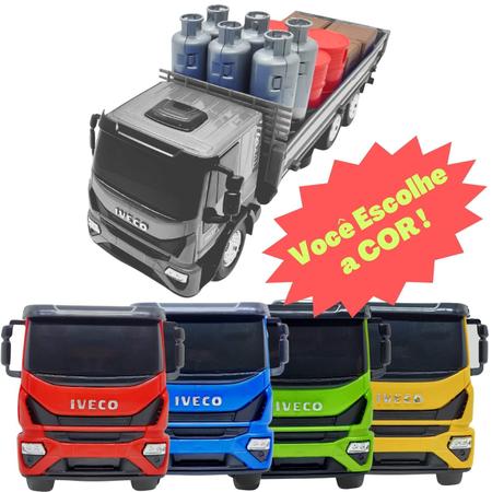 Brinquedo infantil divertido caminhão iveco tector delivery - USUAL PLASTIC  - Caminhões, Motos e Ônibus de Brinquedo - Magazine Luiza