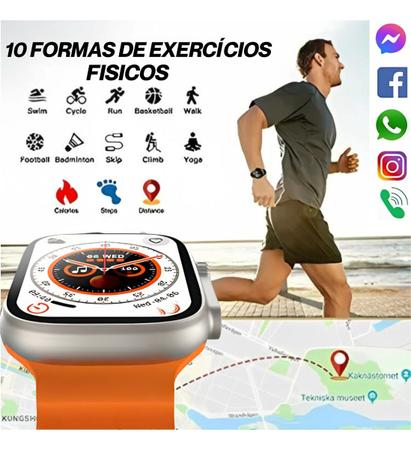 Relógio Smartwatch Ultra Series 9 Pro Original Gps + Ligação