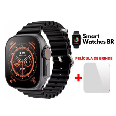 HW68 ULTRA 49mm 2.1 polegada tela hd nfc smartwatch 