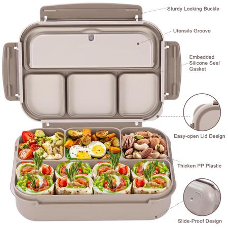 Imagem de Lancheira Bento Box Shell and Turtle Adult com 4 compartimentos