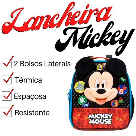 Imagem de Lancheira Escolar Bolsa Termica Personagem Disney Resistente