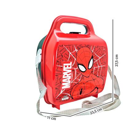 Imagem de Lancheira Escolar Infantil Homem Aranha Spiderman Plasútil