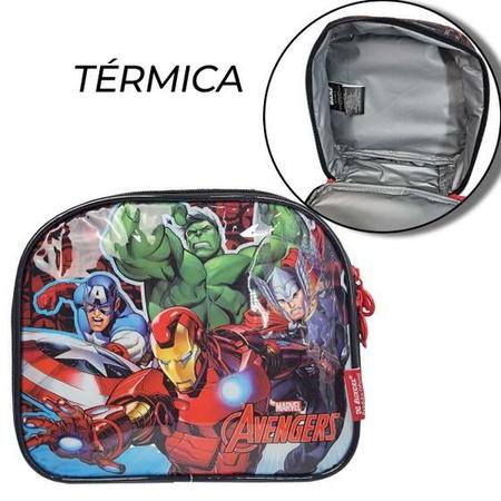 Imagem de Lancheira Escolar Térmica Infantil Vingadores  LA38013