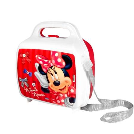 Imagem de Lancheira infantil da Minnie em Plástico com alça Regulável