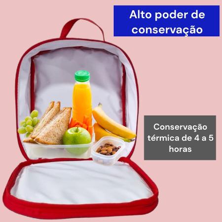 Imagem de Lancheira Infantil Escolar Masculino Menino - Alças Costas - Alta conservação