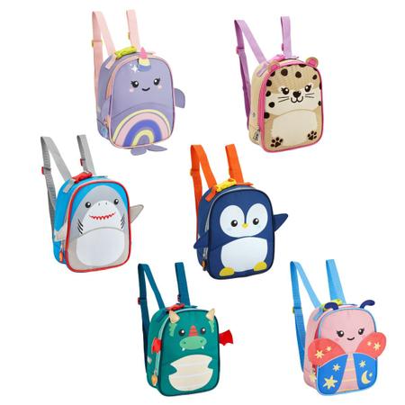 Lancheira Infantil Térmica Menino Menina Escolar Animais Bichinhos Resistente Alça De Costas e Superior de Mão - Seanite Imagem de Lancheira Infantil Térmica Menino Menina Escolar Animais Bichinhos Resistente Alça De Costas e Superior de Mão