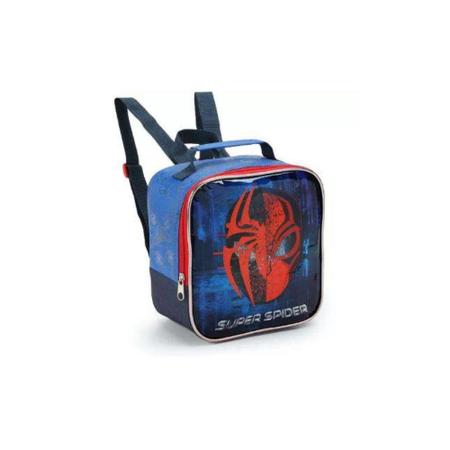 Lancheira Super Spider Azul Seanite Imagem de Lancheira Super Spider Azul Seanite