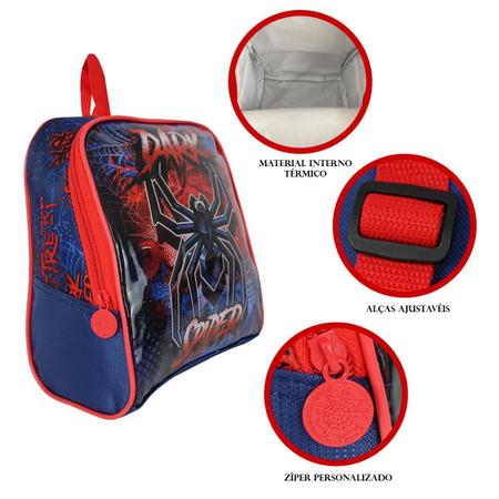 Lancheira Térmica Clio Dark Spider Ajustável 6 litros Imagem de Lancheira Térmica Clio Dark Spider Ajustável 6 litros