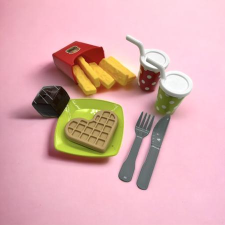 Conjunto de Comidas - Brinquedo de comidinhas divertidas para sua cria