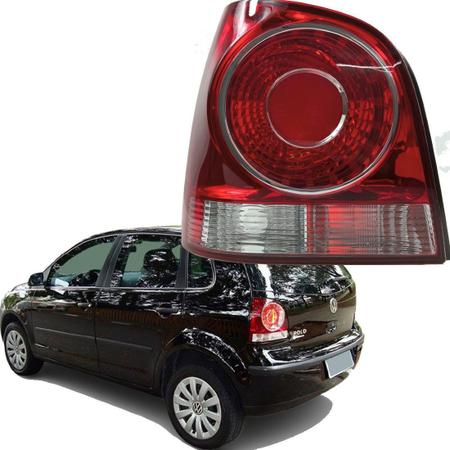 Imagem de Lanterna Esquerda Polo Hatch 2007 a 2014 Bicolor