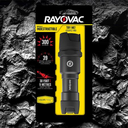 Imagem de Lanterna Indestrutível Rayovac Led Modelo Novo - 300 Lumens